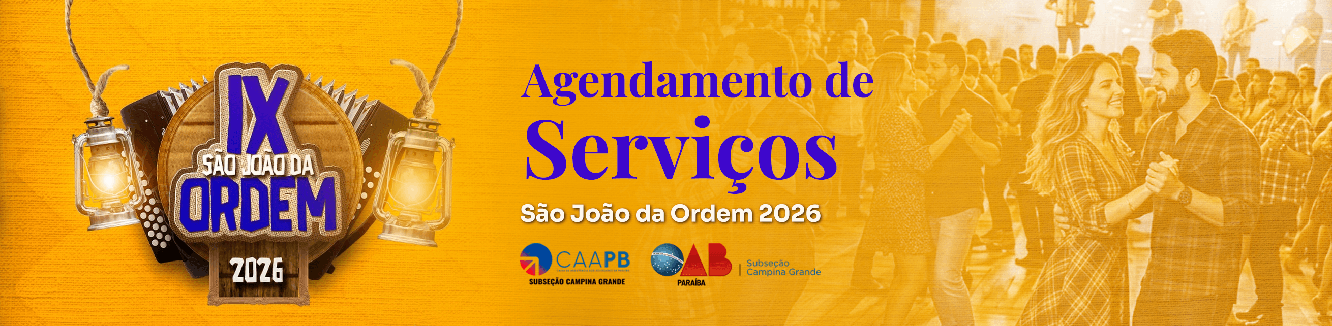 São João da Ordem 2026 — Caixa de Assistência dos Advogados OAB Campina Grande